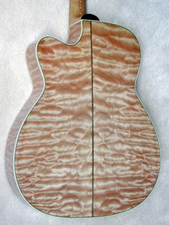 Back of Quilted Maple