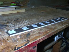 Inlays for fretboard