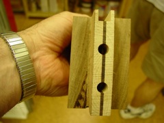 Holes for inserts